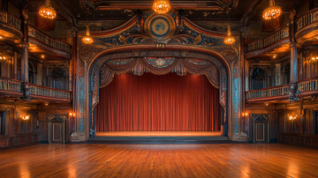 华丽复古剧院舞台