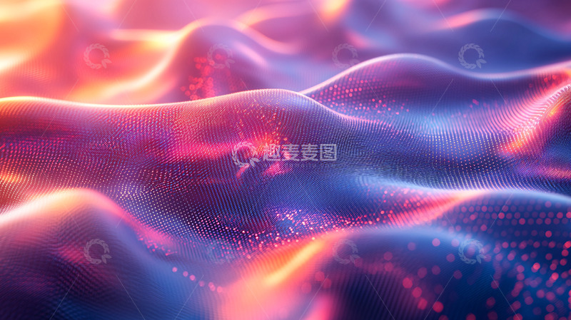 高清大图下载【趣麦麦图】光影流动的梦幻色彩