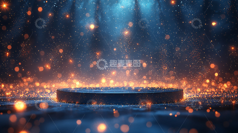 高清大图下载【趣麦麦图】梦幻森林光效背景