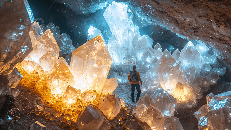 高清大图下载【趣麦麦图】水晶洞穴