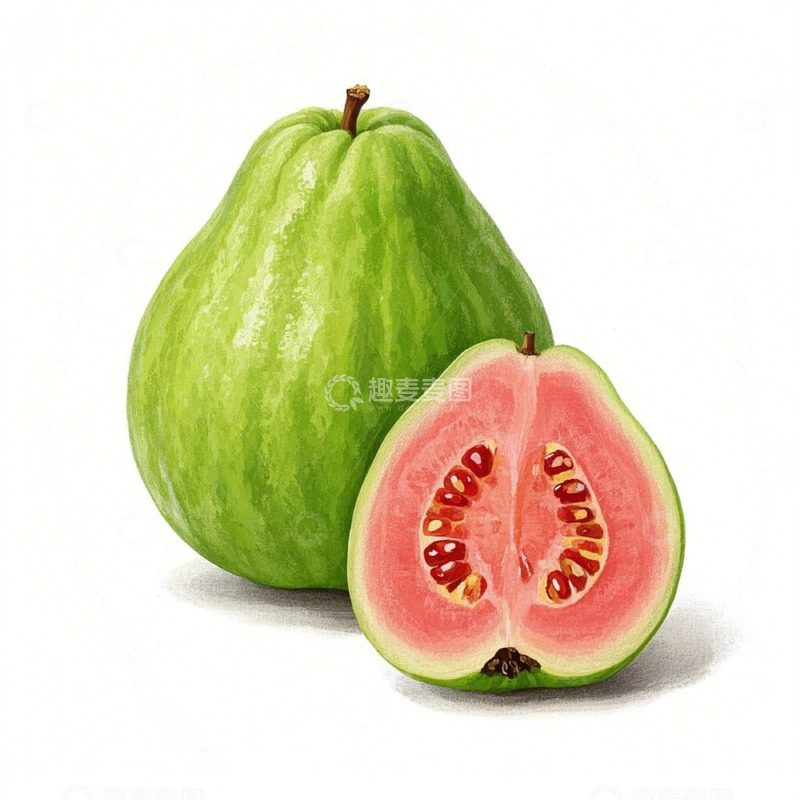 高清大图下载【趣麦麦图】芭乐 写实 免抠图