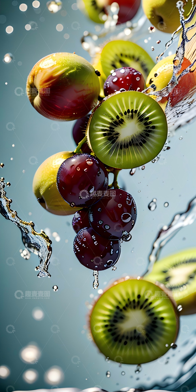 高清大图下载【趣麦麦图】水果创意背景16
