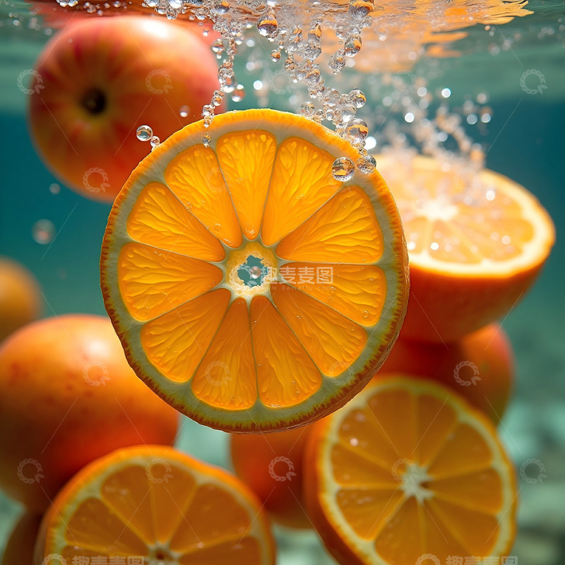 高清大图下载【趣麦麦图】水果创意背景6