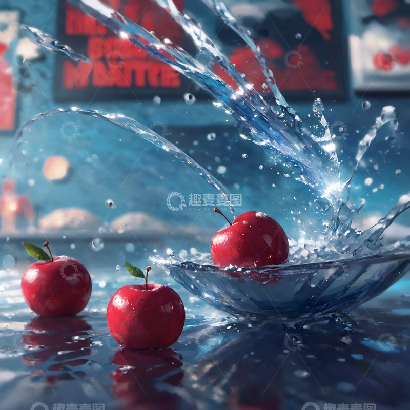 高清大图下载【趣麦麦图】水果创意背景14