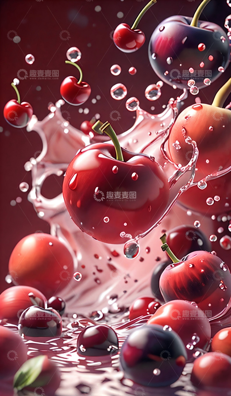 高清大图下载【趣麦麦图】水果创意背景31