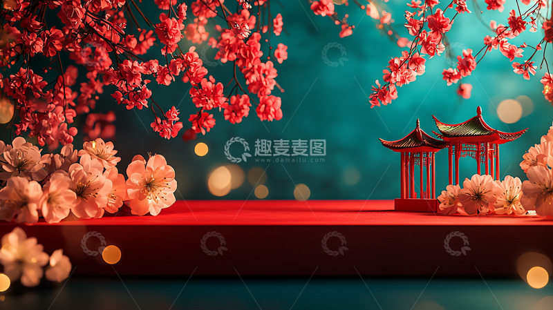 高清大图下载【趣麦麦图】-中式背景