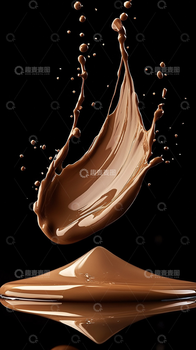 巧克力飞溅