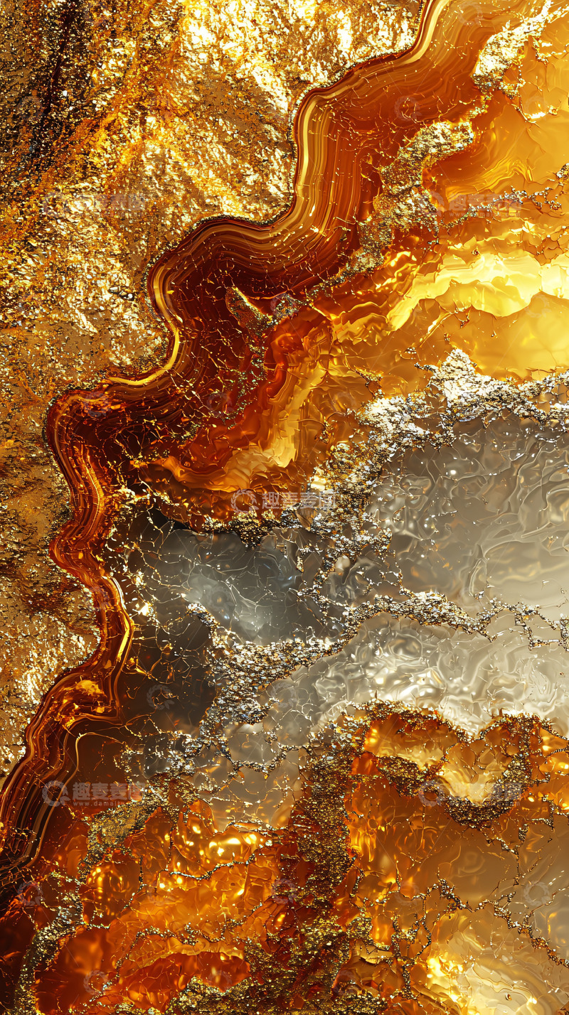 高清大图下载【趣麦麦图】金色与银色交织的纹理