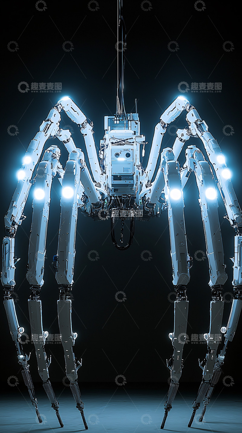 高清大图下载【趣麦麦图】机械蜘蛛