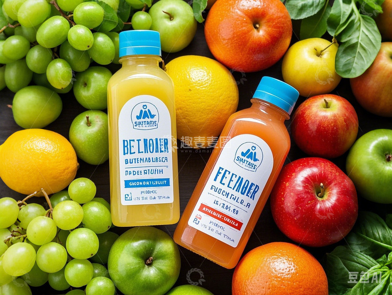 新年蔬菜水果食材饮料特写广告摄影