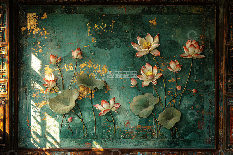 高清大图下载【趣麦麦图】玉石浮雕