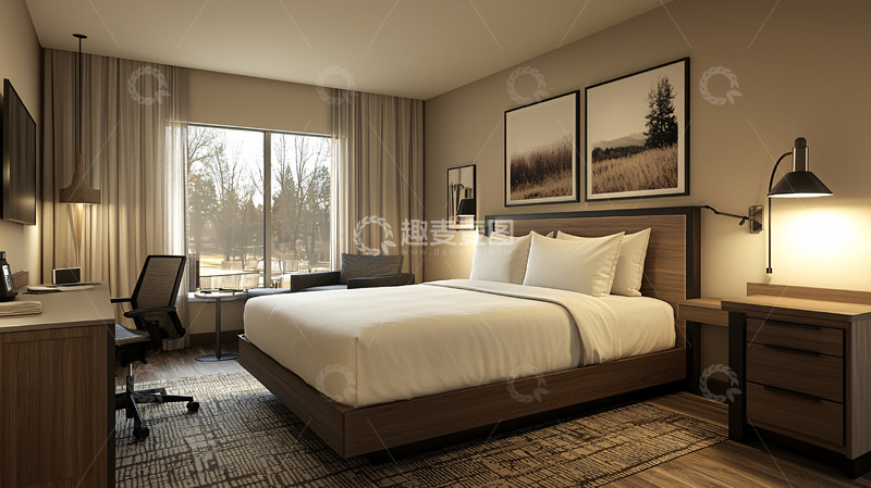 高清大图下载【趣麦麦图】舒适的酒店房间