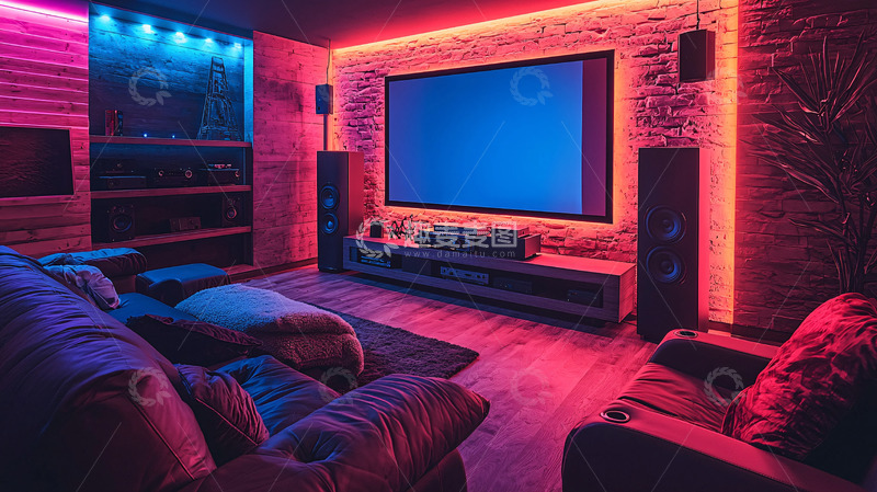 高清大图下载【趣麦麦图】家庭影院