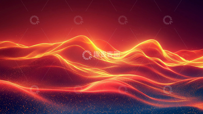高清大图下载【趣麦麦图】火焰山脉