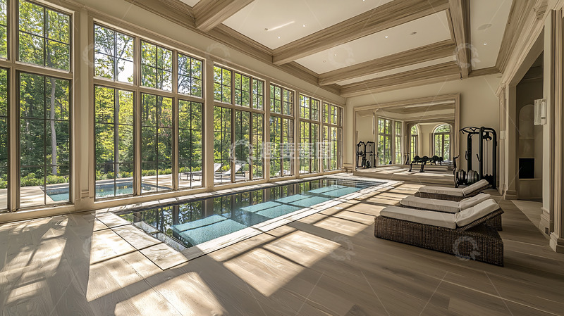 高清大图下载【趣麦麦图】室内泳池