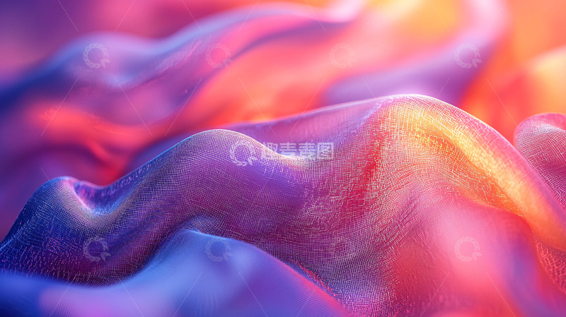 高清大图下载【趣麦麦图】抽象色彩流动纹理