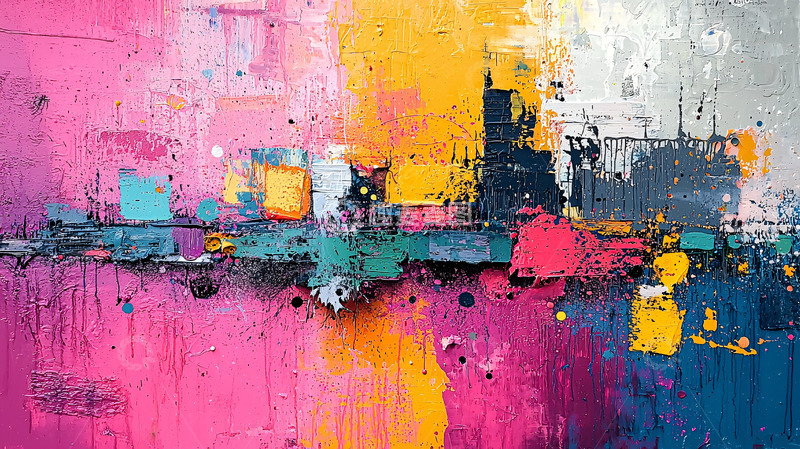 高清大图下载【趣麦麦图】抽象涂鸦