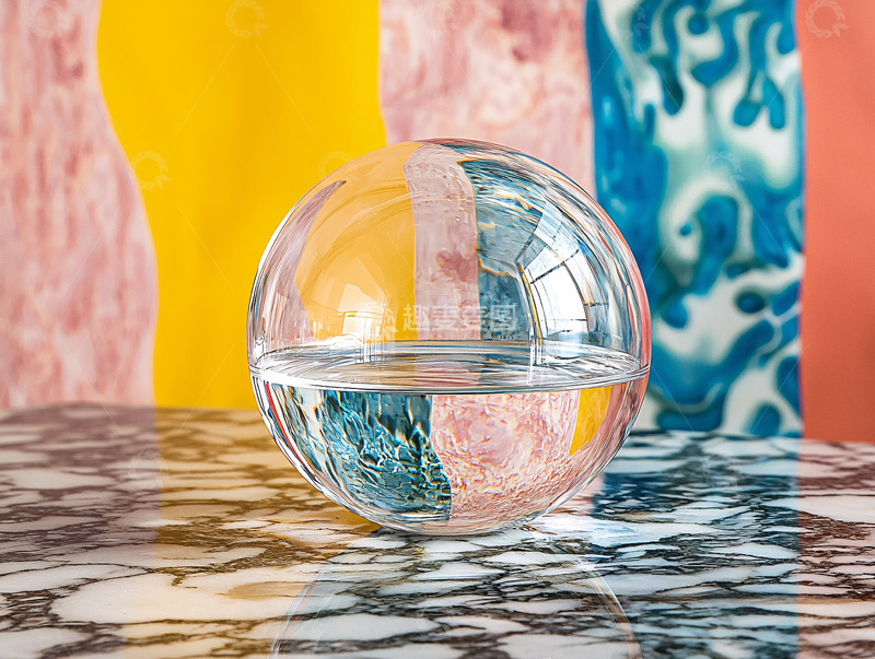 高清大图下载【趣麦麦图】透明玻璃球