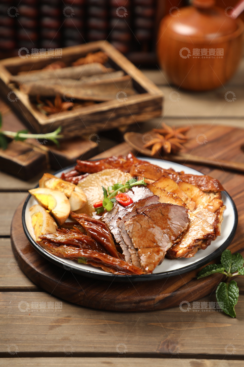 高清大图下载【趣麦麦图】广式卤水拼盘2