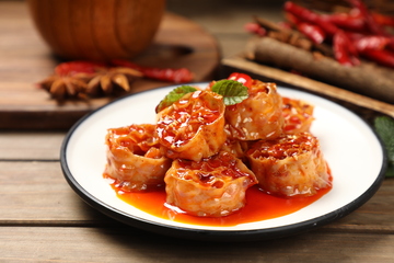 巧手拌面藕小菜