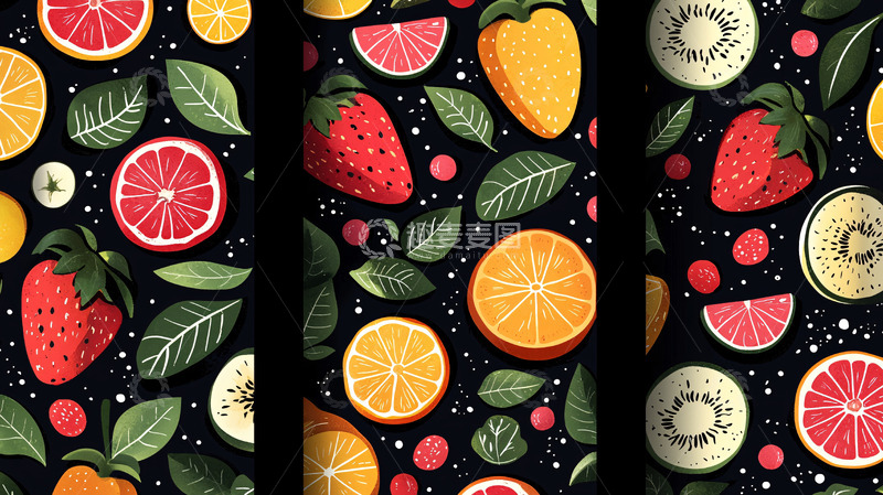 高清大图下载【趣麦麦图】水果图案