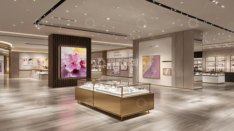 高清大图下载【趣麦麦图】高端珠宝店室内设计