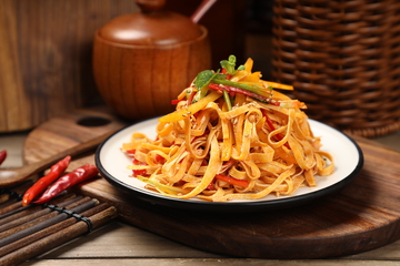 炝拌干豆腐小菜3