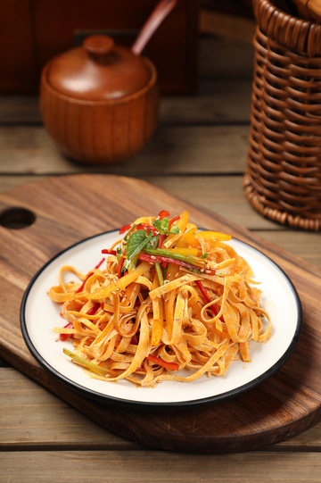 炝拌干豆腐小菜