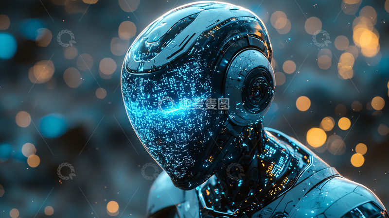 高清大图下载【趣麦麦图】未来主义机器人