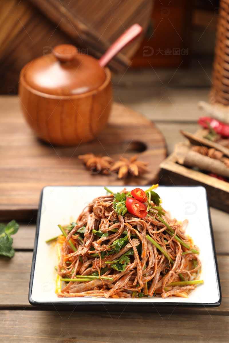 香根牛肉丝小菜 