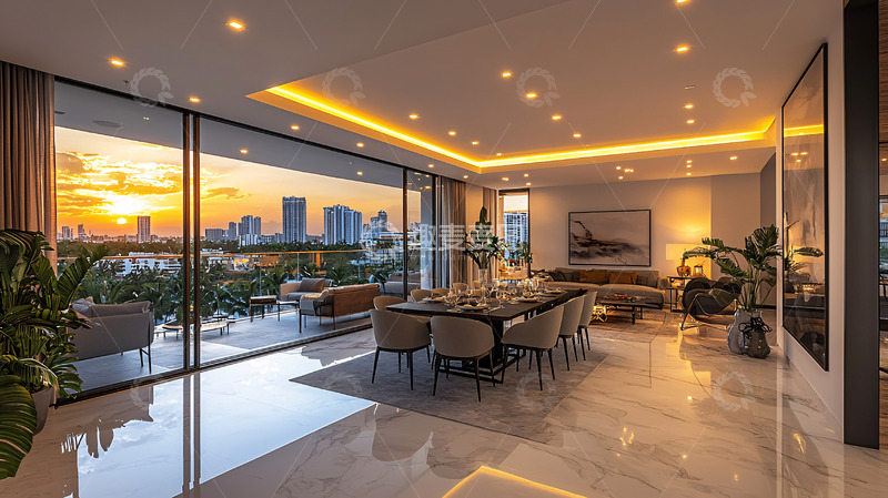 高清大图下载【趣麦麦图】现代简约高端公寓