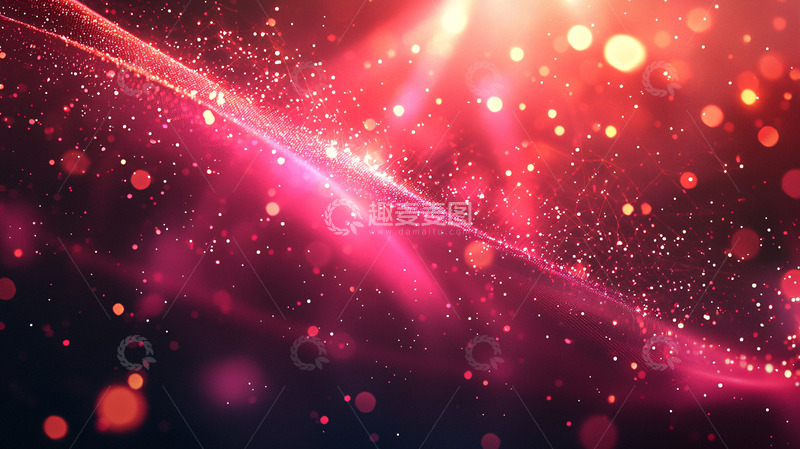 高清大图下载【趣麦麦图】红色梦幻背景