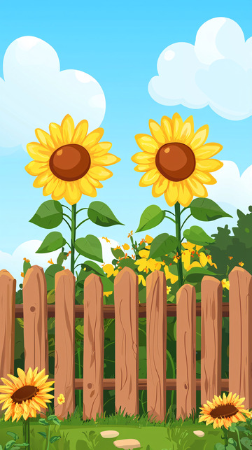 向日葵田园风景