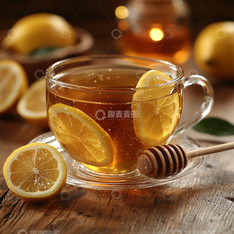 高清大图下载【趣麦麦图】柠檬茶饮