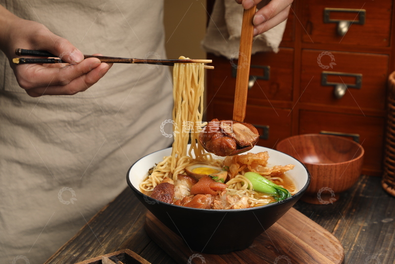 高清大图下载【趣麦麦图】广式招牌猪脚面1