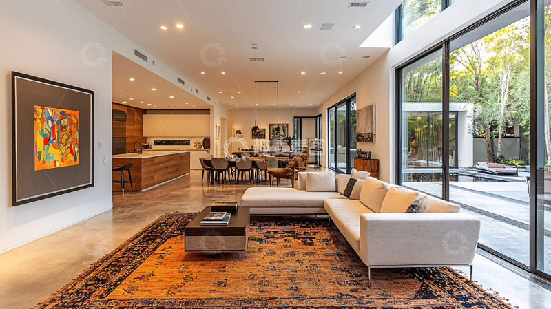 高清大图下载【趣麦麦图】现代简约客厅