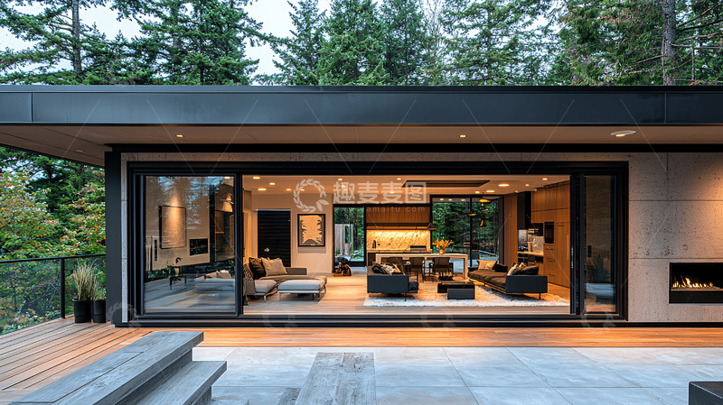 高清大图下载【趣麦麦图】现代简约住宅设计