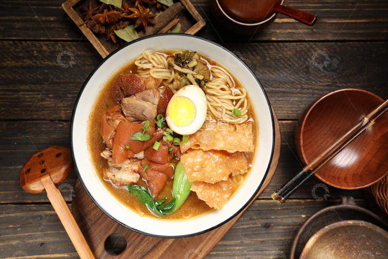 高清大图下载【趣麦麦图】广式招牌猪脚面5