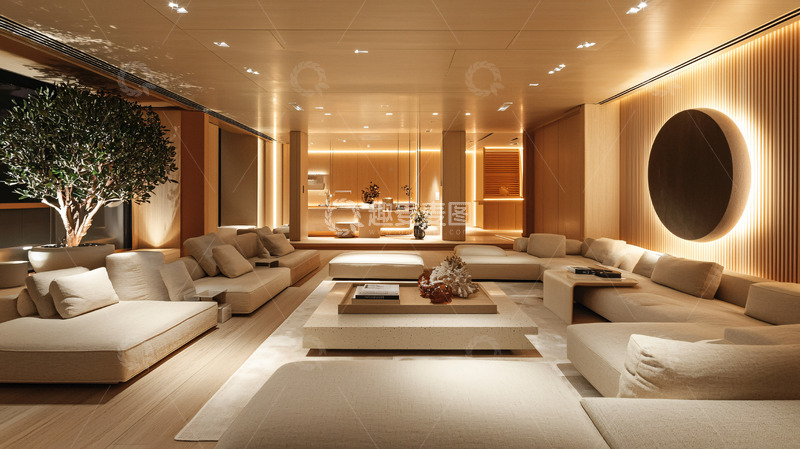 高清大图下载【趣麦麦图】豪华温馨的客厅