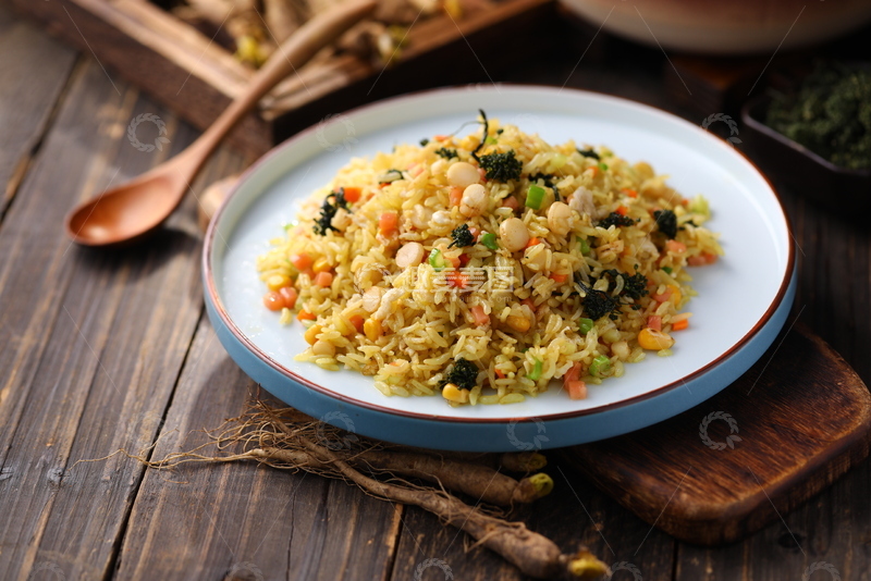 高清大图下载【趣麦麦图】人参蛋炒饭主食2