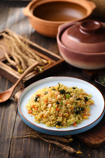 人参蛋炒饭主食