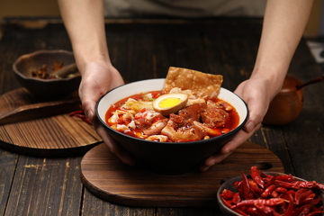 麻辣猪脚面怀旧照片