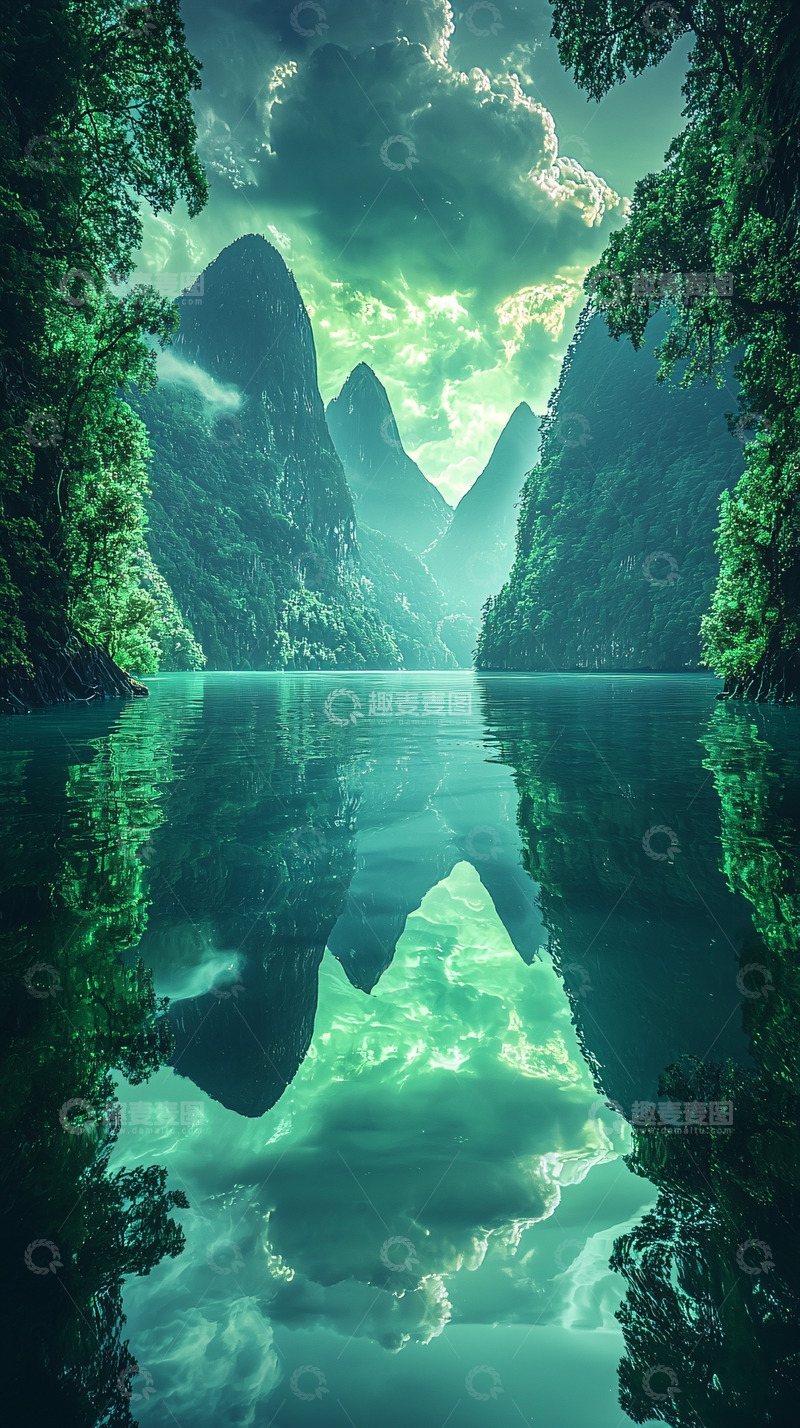 高清大图下载【趣麦麦图】峡湾