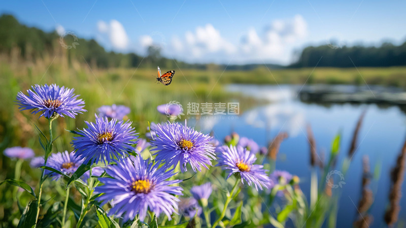 高清大图下载【趣麦麦图】紫花