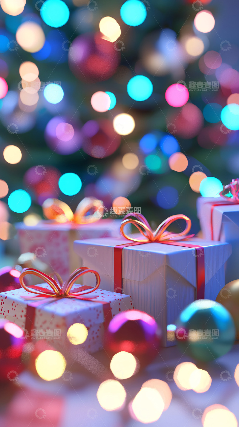 高清大图下载【趣麦麦图】圣诞节礼物