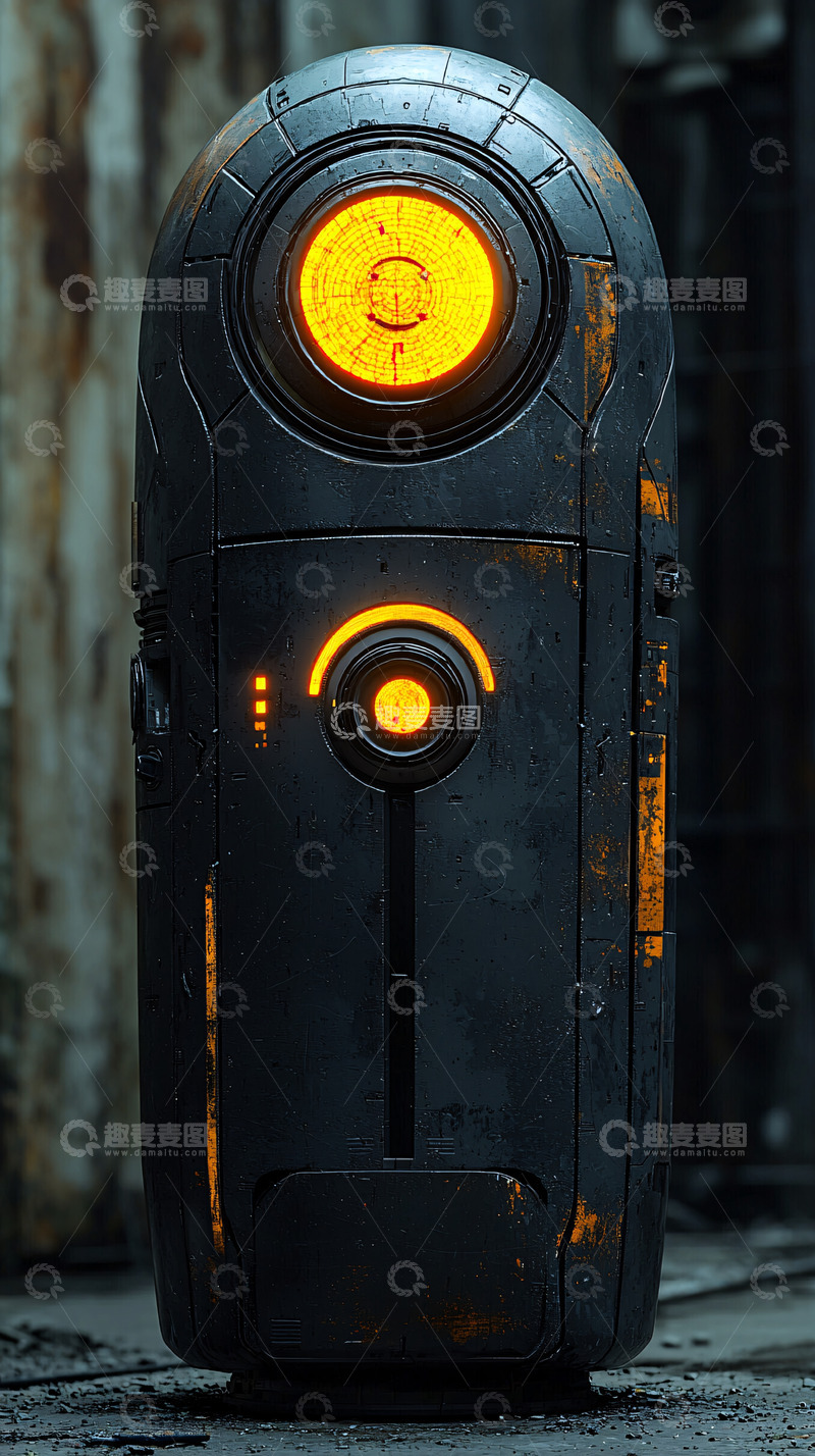 高清大图下载【趣麦麦图】未来感机器人