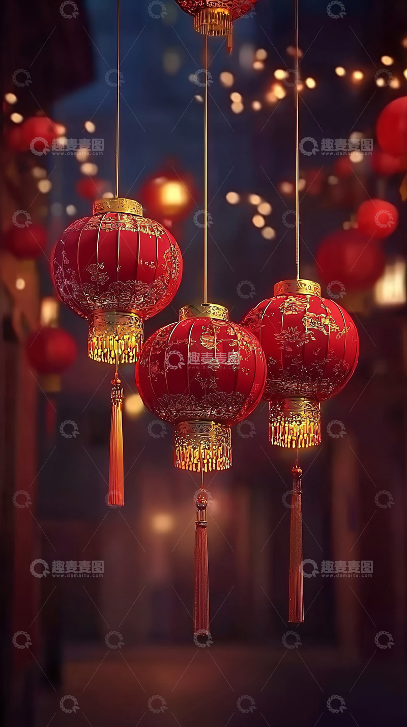 高清大图下载【趣麦麦图】红灯笼