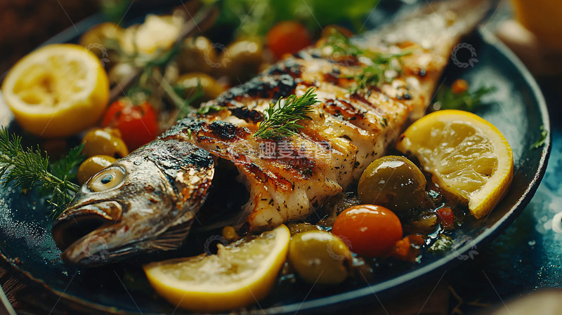 高清大图下载【趣麦麦图】烤鱼