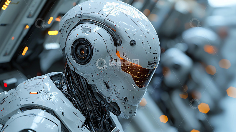 高清大图下载【趣麦麦图】未来机器人