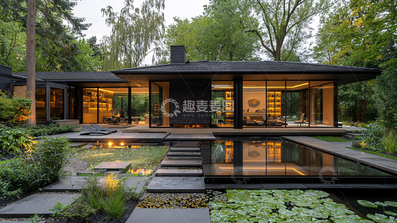 高清大图下载【趣麦麦图】现代简约别墅3